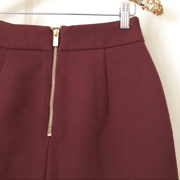 H&M Burgundy Skirt - Picture 5 of 6